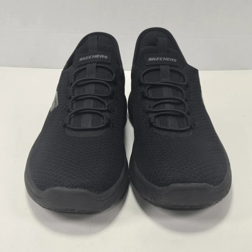 Skechers Work Summits-Colsin Black Hands Free Slip-Ins Men's Size 10 1/2 10.5